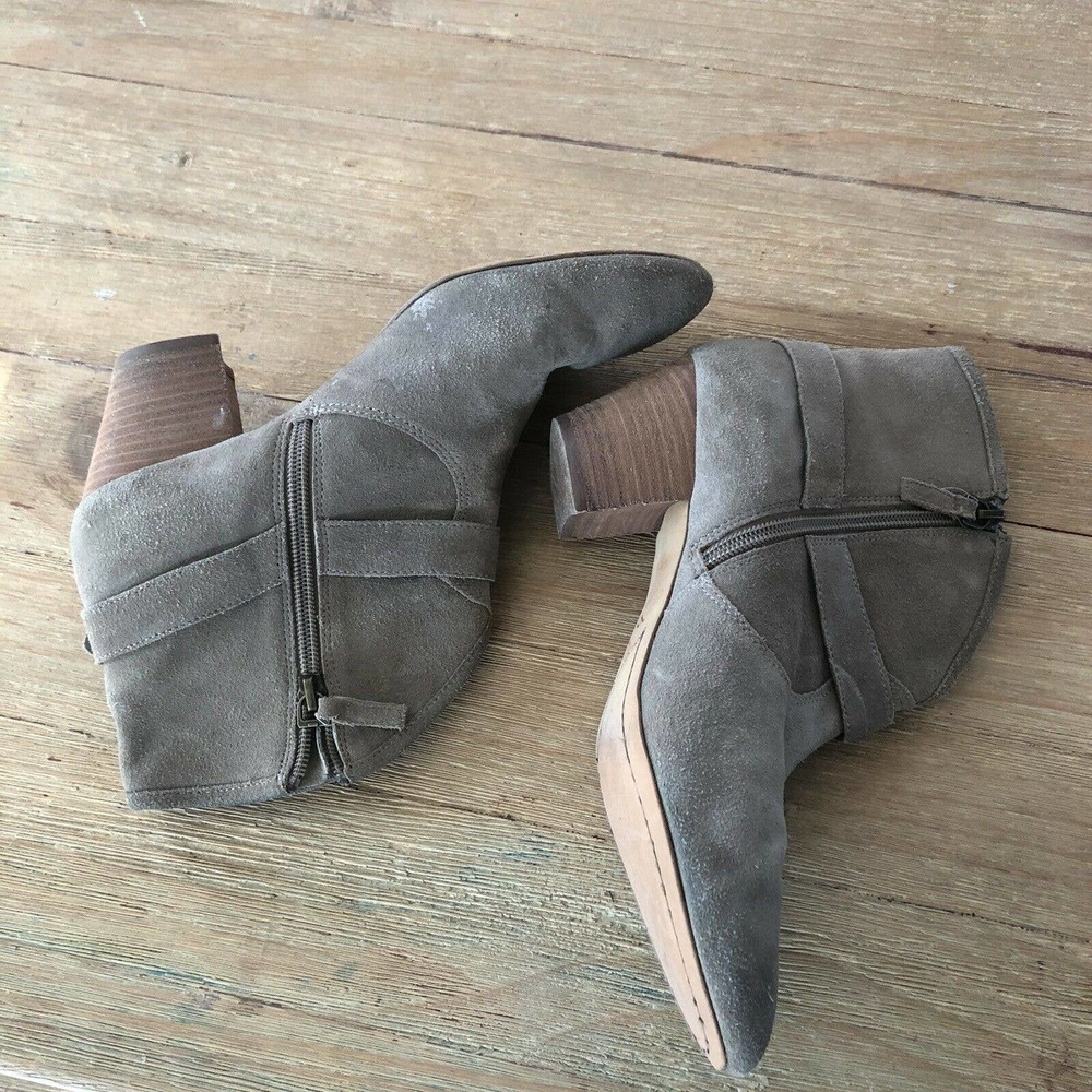 Hinge Anthropologie Billy Booties Brown - Picture 5 of 5